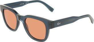 Lacoste L6023SRG 410 Mens Sunglasses Blue Size 49