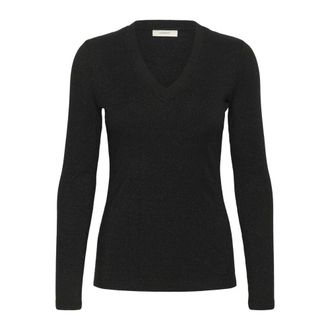 Inwear V-neck Knitwear - female - InWear - V-neck Knitwear - Black - XL - Knitwear