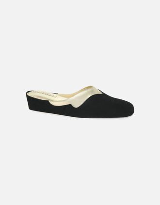 Relax Slippers Womens Messina Ladies Slipper - Black - Size: 7