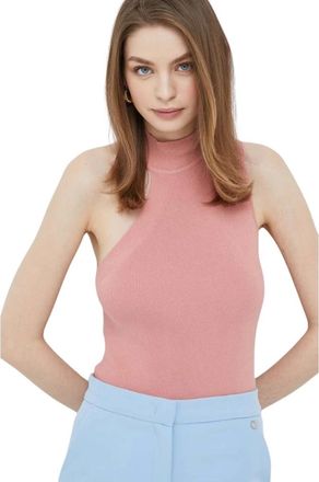 DKNY Top con Scollo allAmericana - - Tops - Donna - Rosa - L