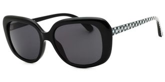 Draper James DJ9024 001 Womens Sunglasses Black Size 55
