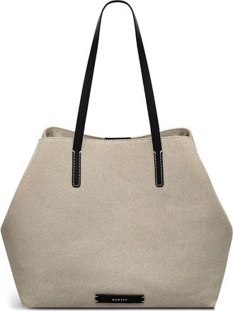 Radley London Dukes Place Canvas Tote Bag & Pouch in Natural at Nordstrom Rack