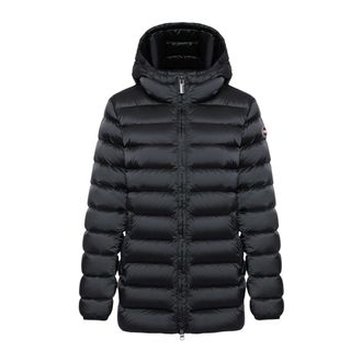 Colmar Fitness, Dames, Zwart, XL, Donsjack met capuchon