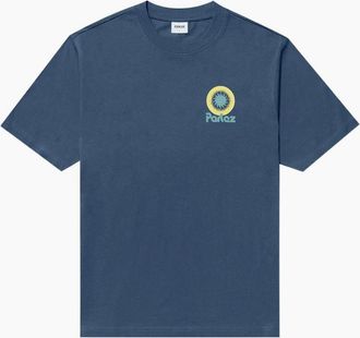 Parlez Clothing Mens Parlez Winston T-Shirt Lagoon - Blue - Size: 40