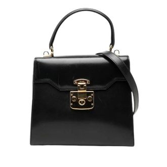 Gucci Pre-owned Vintage Satchel - - Pre-owned - Donna - Nero - ONE SIZE
