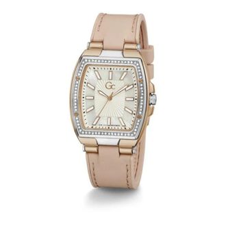 Guess Couture Tonneau - Dames - Horloges - Geel - ONE Size - Leer - Accessoires
