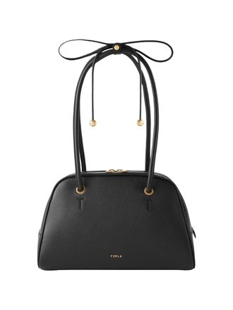 Furla Poppy M Structured Bow Shoulder Bag
