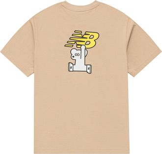 New Balance x SEIJI ANDY Graphic Tee Asia Sizing Beige Yellow 5ED26201-LBE