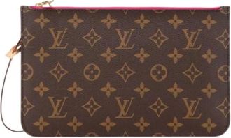 Louis Vuitton Pre-owned Clutches, female, Brown, Size: ONE SIZE Pre-owned Plastic Clutch