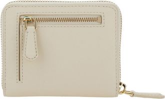 Marc Jacobs Womens Wallet The Slim Compact White Leather Split Cow