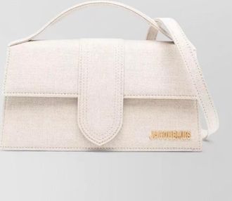 Jacquemus grand rectangular clutch top handle strap