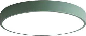 No Brand L&aacute;mpara De Techo Led De Color Sencillo, Estilo N&oacute;rdico Moderno Y Creativo, 3 Temperaturas De Color, Dormitorios, Comedores, Salas De Estar, Verde, 30 