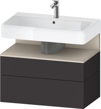 Duravit Qatego Mueble Bajo Lavabo, 1 Extra&iacute;ble Y 1 Caj&oacute;n, - Duravit