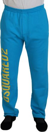 Dsquared2 Dsquared&sup2; Cotton Logo Print Casual Mens Pants (Pre-Owned)