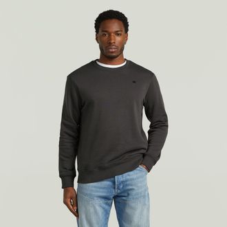 G-Star Logo Sweater - Grijs - Heren