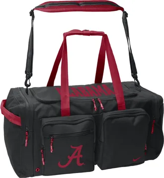 Nike Alabama Utility Power 2.0 Nike Mens College Duffel Bag in Black | II9961-010