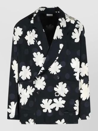 Dries Van Noten double breasted floral shirt style jacket