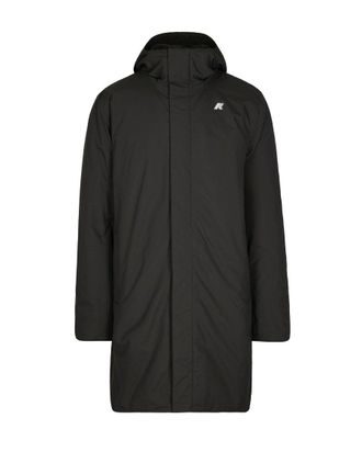 K-Way Nylon Ottoman Warm Casual Jacket With Adjustable Hood