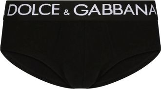 Dolce & Gabbana Slip Brando 2-Pack - Heren - Onderbroek - Zwart - S - Katoen - Ondergoed