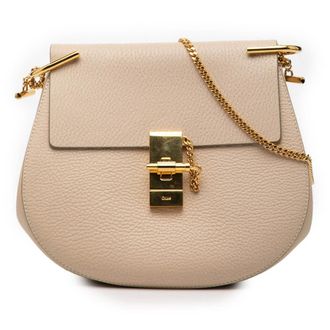 Chlo&eacute; Pre-owned Chloe Small Leather Drew Crossbody 03185665-11