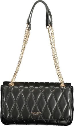Twinset Black Polyurethane Women Womens Handbag