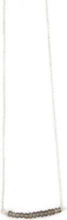 A Blonde and Her Bag Michelle Bar Demi Fine Necklace in Labradorite