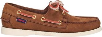Sebago Docksides Portland Nubuck - Dames - Bootschoenen - Bruin - 41 EU - Leer - Schoenen