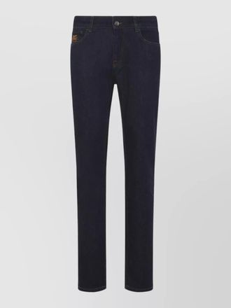 Etro cotton denim straight-leg jeans