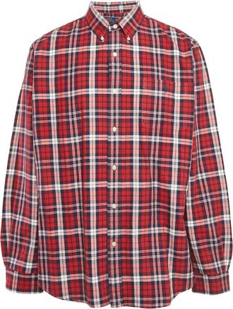 Polo Ralph Lauren Geruit katoenen overhemd - Rood