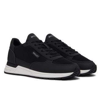 Mallet Footwear Heren Mallet Popham Lite Trainers in Zwart