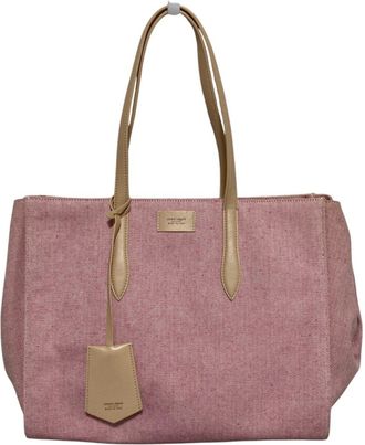 Giorgio Armani Pink Pink Beige Tote Bag (Pre-Owned)