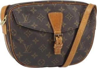 Louis Vuitton Pre-owned Canvas Cross Body Tas - Dames - Vintage Schoudertas - Bruin - ONE Size - Vintage