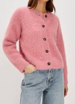 Rails Melo Cardigan In Heather Pink
