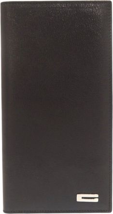 Gucci Black Leather Long Bill Wallet (Bi-Fold) (Pre-Owned)