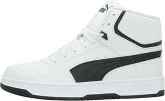 Puma Rebound Slam Mid - Heren - Fitnessschoenen - Wit - 42 EU - Leer - Fitness