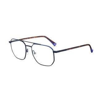 Etnia Barcelona Kingman Geometric Metal Frame Eyeglasses with Tortoiseshell Temples