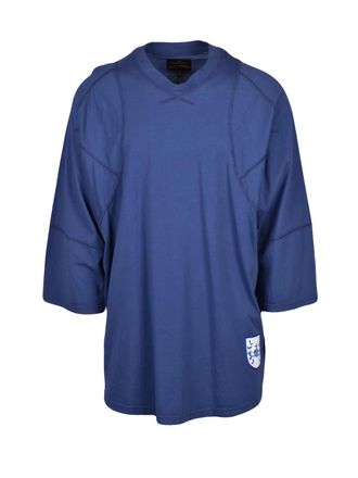 Vivienne Westwood Blue Recycled Cotton Oversized T-Shirt