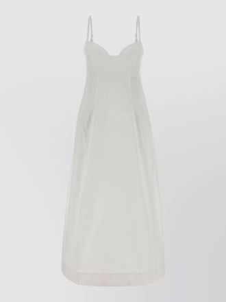 Co cotton poplin midi dress