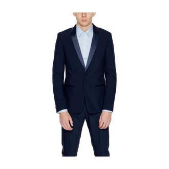 Antony Morato Smoking con rever a scialle - - Suits - Uomo - Blu - L