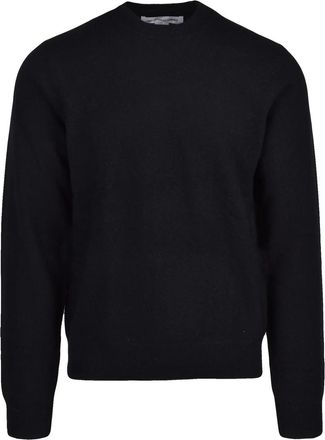 Comme Des Gar&ccedil;ons Crew Neck Pullover in 100% Wool with Minimalist Design