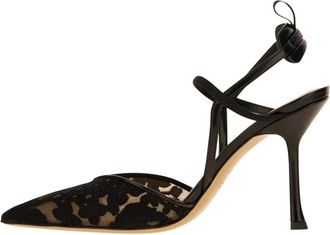 Fendi Very Colibri Pumps - Dames - Pumps - Zwart - 39 EU - Leer - Schoenen