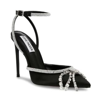 Steve Madden Sandalo con fiocco e strass - - Shoes - Donna - Nero - 36 EU