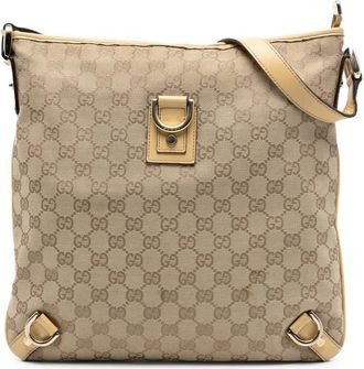 Gucci Pre-owned Gucci GG Canvas Abbey D Ring Crossbody Unisex 131326 204991