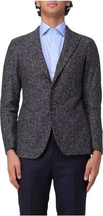 Tagliatore 1Smj 22K Jas - Heren - Blazers - Grijs - XL - Wol - Jassen