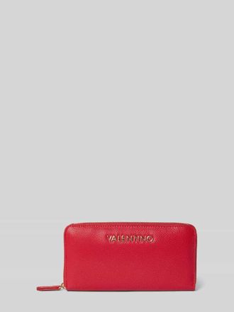 Valentino Handbags Portemonnaie mit Label-Schriftzug Modell DIVINA in Rot, Größe 1