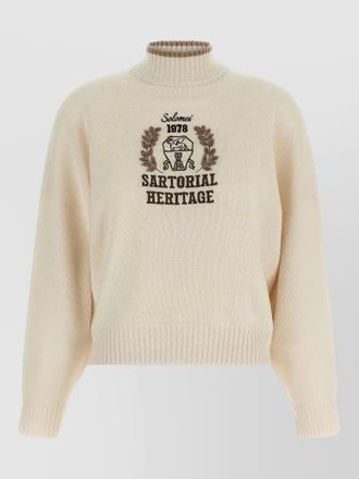 Brunello Cucinelli cashmere ribbed high-neck sweatshirt