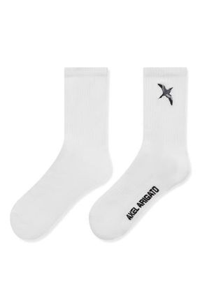 Axel Arigato Bee Bird Tube Socks in White at Nordstrom, Size Medium
