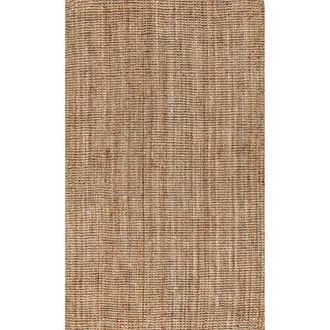 Jonathan Y Designs Pata Hand Woven Chunky Jute Area Rug in Natural at Nordstrom, Size 4Ft 0In X 6Ft 0In