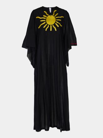 Kilometre Paris Sun Embroidered Cotton Dress One Size