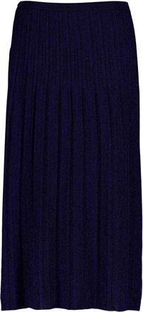 Zimmermann Gonna midi a coste - Blu